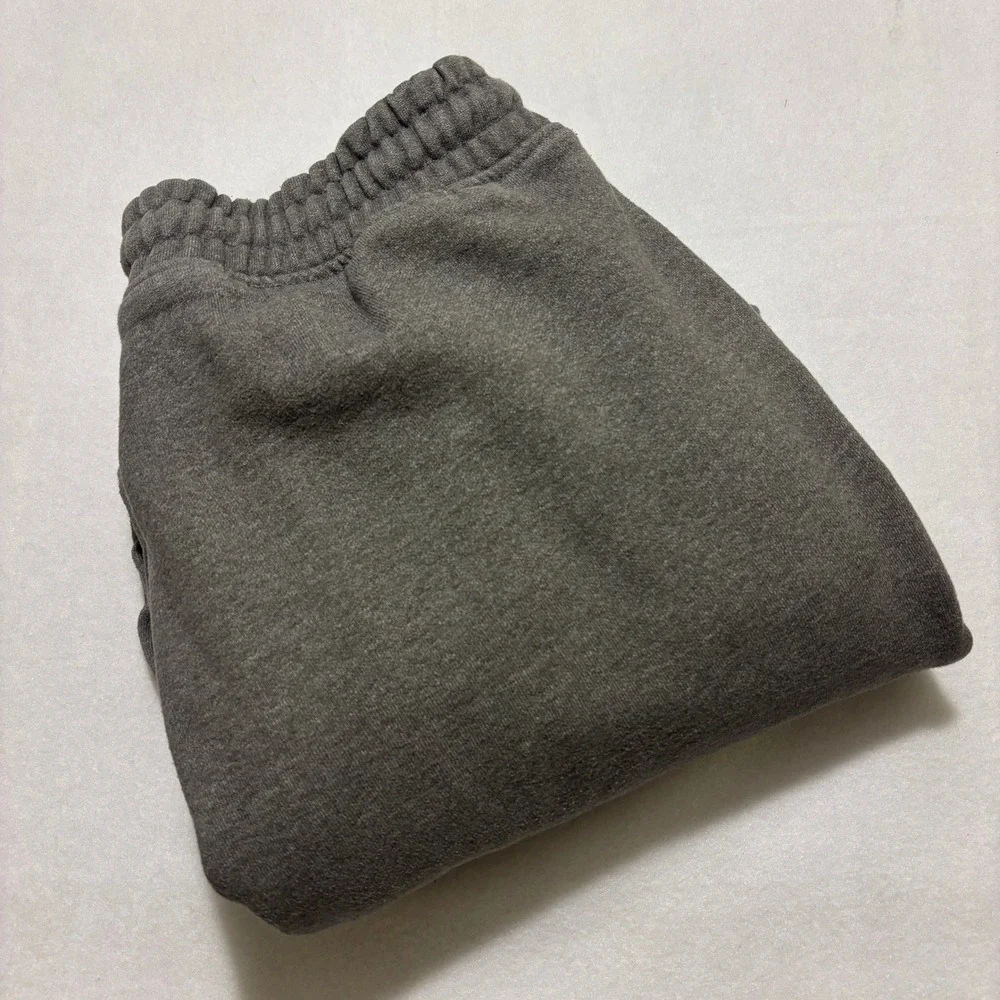 The North Face Mens Large Gray Fleece Joggers Sweatpants Drawstring F22 721556